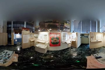 Photographie à 360° de l'exposition +2°
